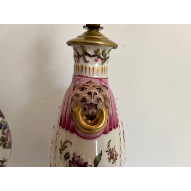 Cherry Blossom Lamps & Shades - Pair For Sale - Image 9 of 12