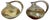 Pottery Vases 313 by Kurt Tschörner for Ruscha, Germany, 1960s, Set of 2 For Sale