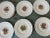 1950s Copeland Spode England Alden Daisy-Embossed Earthenware Lunch Plates- Set of 20 For Sale - Image 6 of 12