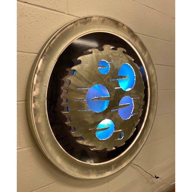 Luminous Wall Sculpture, 1970s For Sale - Image 4 of 7