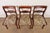 1940s Kindel Furniture Style Regency Carved Mahogany Side Chairs or Dining Chairs, Set of Three For Sale - Image 5 of 11