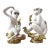 Mid-Century Hand Painted Italian Ceramic Monkey Sculptures – A Pair For Sale