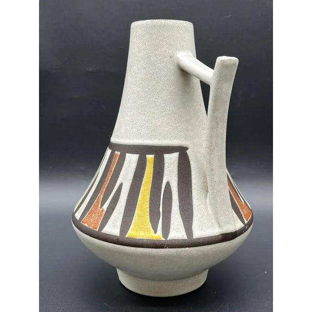 1950s Ceramic Vase with Handle by Egon Klein for Jopeko, 1950s For Sale - Image 5 of 13