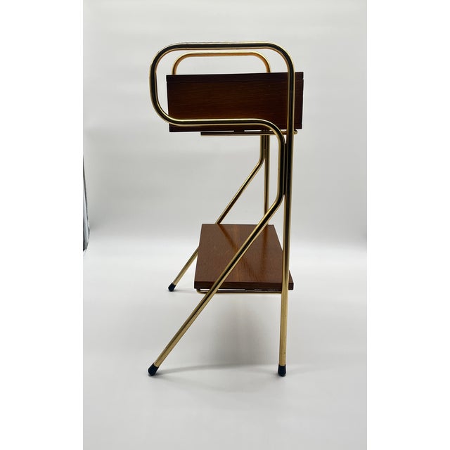 1960s Vintage Bedside Table by Jacques Hittier, 1960s For Sale - Image 5 of 5