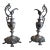 Pair of Silver Plated Ewers For Sale