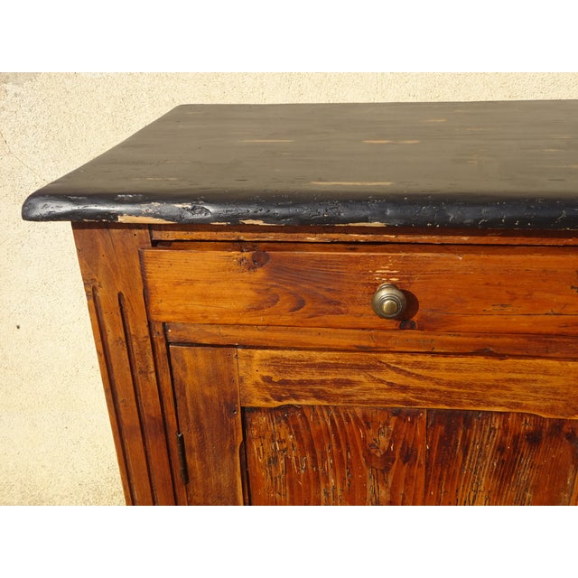 Vintage Parisian Pine Buffet, 1890s For Sale - Image 5 of 18