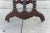 Wood Spanish Style Accent Table With Spool Turned Legs For Sale - Image 7 of 7