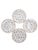 Morris & Co. Porcelain Dessert Plates With Botanical Pattern and Scalloped Edges - Set of 4 For Sale - Image 9 of 9
