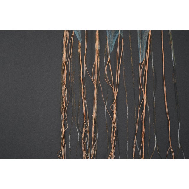 Dripping Kimono with Copper Colored Threads Iridescent kimono by Patricia Pearce (American, b. 1948). The kimono has been...