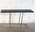Console in Satin Steel with Glossy Black Top, 2000s For Sale - Image 10 of 10