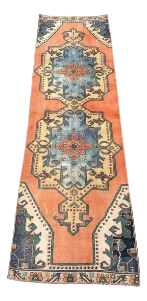 Orange Decorative Runner Rug
