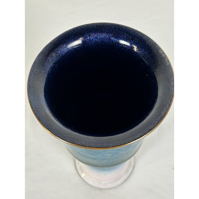 Enamelled Copper Vase from Studio Del Campo, 1990s For Sale - Image 3 of 10