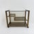 Mid-Century Modern Mid-Century Brass Bar Car with Smoked Glass, 1970s For Sale - Image 3 of 18