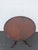 Wood Weiman Furniture Pie Crust Flame Mahogany Round Side End Table 6631 For Sale - Image 7 of 12