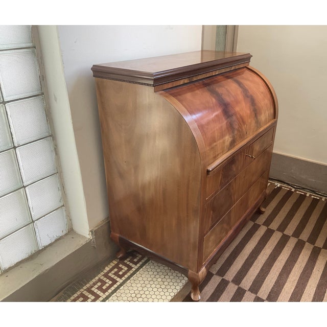 Mid 20th Century Early 20th Century Swedish Biedermeier Style Secretary Chest For Sale - Image 5 of 18