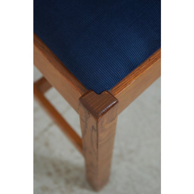 Stickley Mission Oak Arts & Crafts Side Chair For Sale - Image 10 of 18