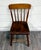 This is a gorgeous antique American Windsor farmhouse style plank seat dining chair, likely from the early 19th century,...