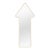 Architectural Statement Mirror for Entryways and Living Rooms – Arrow 7 For Sale