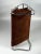 Mid-Century Magazine Stand in Metal and Leather, 1960s-1970s For Sale - Image 14 of 18
