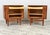 Wood 1950s Pair of Teak Tambour Door Nightstands by Sven Madsen for Falster For Sale - Image 7 of 10