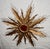 Midcentury Sunburst Handcrafted Art Metal Mirror For Sale - Image 9 of 12