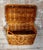 Light Yellow Vintage Wicker Log Basket, 1960 For Sale - Image 8 of 9