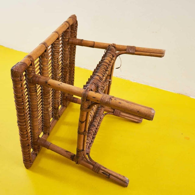Bamboo Coffee Table, 1970s For Sale - Image 5 of 6