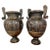 Metal Neoclassical Roman Style Cast Bronze Urns, Set of 2 For Sale - Image 7 of 7
