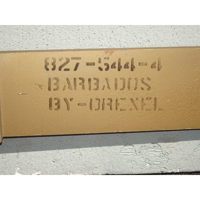 Vintage Drexel Hollywood Regency Gold Queen Headboard by Drexel For Sale - Image 13 of 14