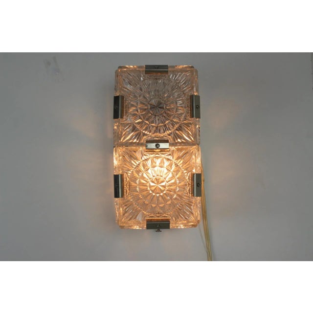 Mid-Century Modern Wall Lamp from Kamenický Šenov, 1970s For Sale - Image 10 of 14