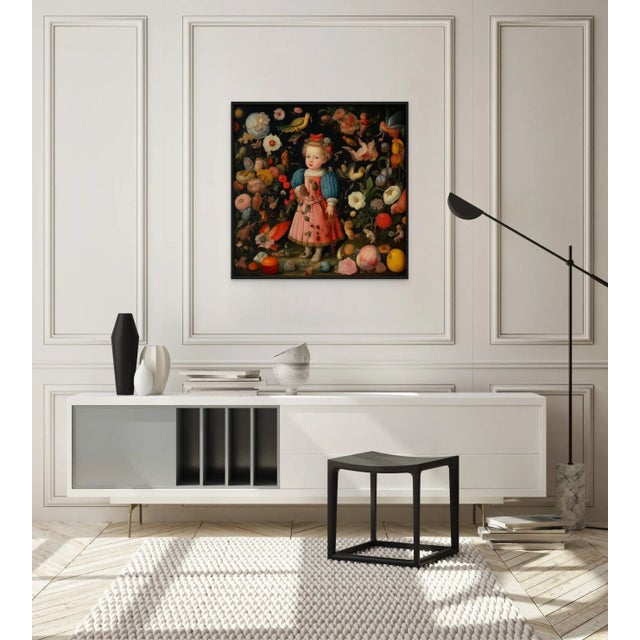 'Child With Flowers' #7 - by Diane Grant Studio Editions. From a series of prints, see my other listings. Dimensions:...
