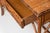 Wood Pagoda Writing Desk British Colonial Style Rattan & Grasscloth For Sale - Image 7 of 10