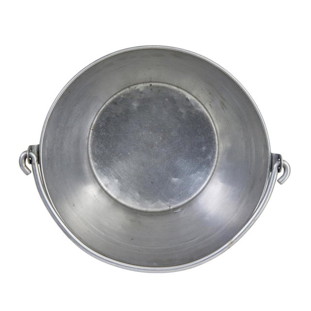 Mid-Century Stainless Steel Bucket, 1950s For Sale - Image 4 of 6