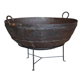Iron Kadai Fire Bowl For Sale