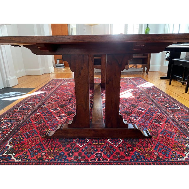 French Provincial Trestle Table - Milling Road by Baker Furniture For Sale - Image 3 of 7