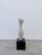 Abstract Fatima Fontes Abstract Carrara Marble Sculpture on Granite Base, Brazil 1990s For Sale - Image 3 of 13