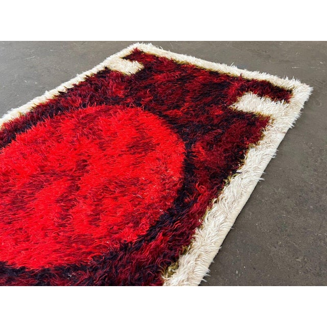 Danish Space Age Runner Rug by Hojer Export, 1960s For Sale - Image 6 of 18