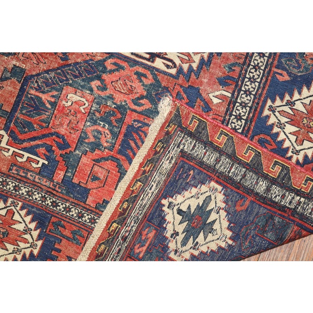 19th Century Rare Zabihi Collection Dragon Soumac Flat-Weave Rug - 9'2" x 12'7" For Sale In New York - Image 6 of 12