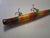Mid-Century Modern Vintage 1970s Hand Painted Wooden Pencil Plug Fishing Lure Decor / Real Use For Sale - Image 3 of 11