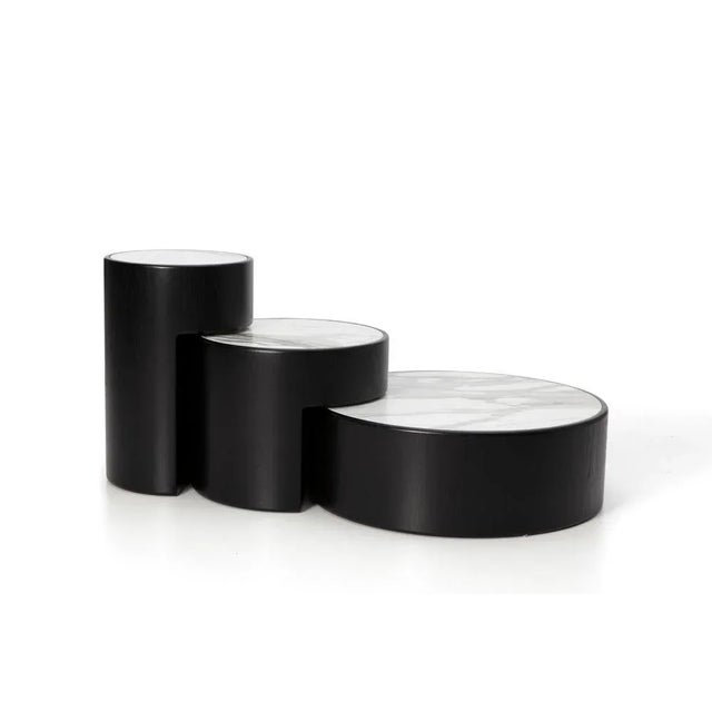 Nesting Tables by Dan Yeffet & Lucie Koldova, Set of 3 For Sale - Image 4 of 6