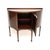 Antique Edwardian Bow Front Cabinet, 1900 For Sale - Image 3 of 10
