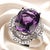 2020s Cocktail Ring of Sparkling Amethyst and Diamonds Size 6.5 For Sale - Image 5 of 5