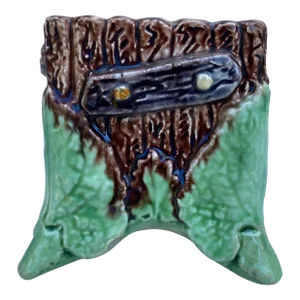 French Majolica Palissy Cache Pot Thomas Sergent
