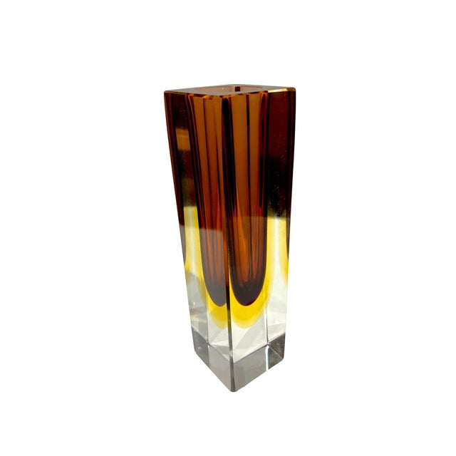 Mid 20th Century Murano Glass Sommerso Vase by Mandruzzato-Italian For Sale - Image 13 of 18