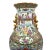 Ceramic Canton Famille Rose Mandarin Vase, Fluted Body and Castellated Top, Ca. 1840 For Sale - Image 7 of 13