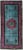 Textile 1960s Vintage Turkish Revival Overdyed Handmade Teal Medallion Wool Runner For Sale - Image 7 of 7