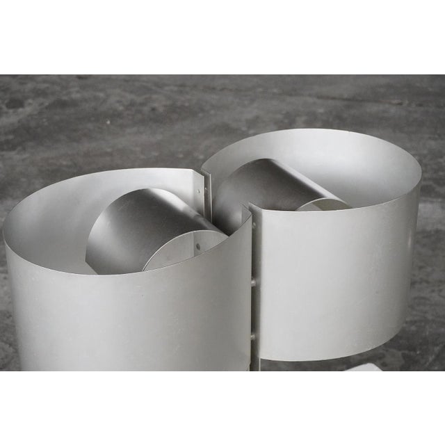 Aluminium Table Lamp by Giuliano Cesari for New Lamp, Italy, 1970s For Sale - Image 4 of 9