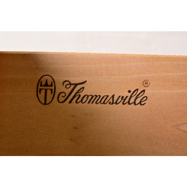 Thomasville Mid-Century Modern Campaign Walnut Armoire Dresser, Circa 1970s For Sale - Image 9 of 13