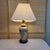 Ceramic Vintage Famille Rose Porcelain Ginger Jar Table Lamp With Brass Finial For Sale - Image 7 of 17