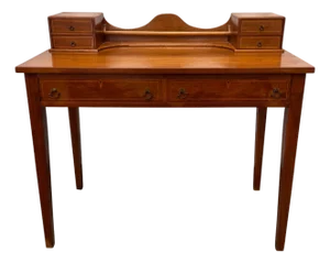 Vintage Federal Style Mahogany Vanity / Writing Desk